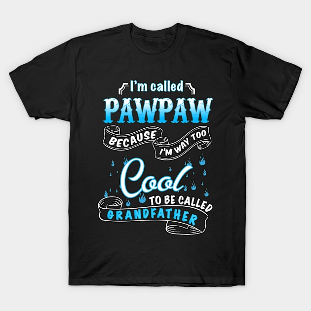 Grandfather Paw Paw Cool Grandpa T-Shirt by Dedication